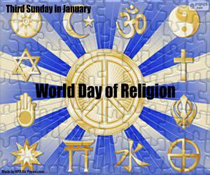 Układanka Światowy Dzień Religii