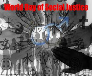 Układanka Światowy Dzień Sprawiedliwości Społecznej