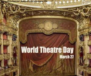 Układanka Światowy Dzień Teatru
