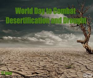 Układanka Światowy dzień walki z pustynnieniem