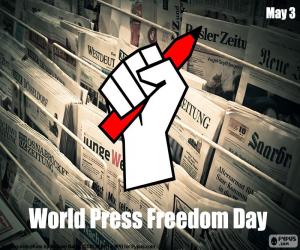 Układanka Światowy Dzień Wolności Prasy