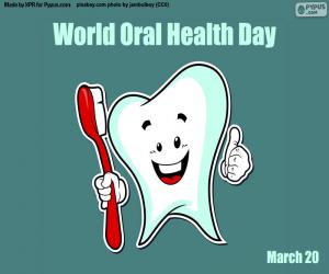 Układanka Światowy Dzień Zdrowia Jamy Ustnej