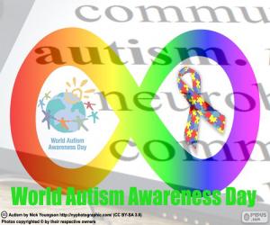 Układanka Światowy Dzień Świadomości Autyzmu