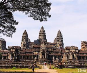 Układanka Świątynia Angkor Wat, Kambodża