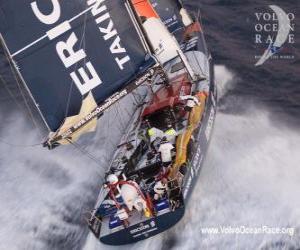 Układanka Żaglowiec w Volvo Ocean Race