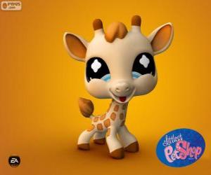 Układanka Żyrafa z Littlest PetShop