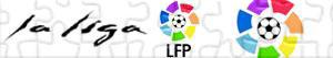 Puzzle Flagi i herby hiszpańska liga w piłce nożnej - La Liga