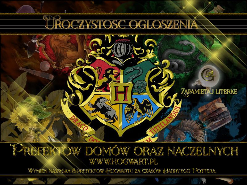 Uroczystość ogłoszenia prefektów puzzle