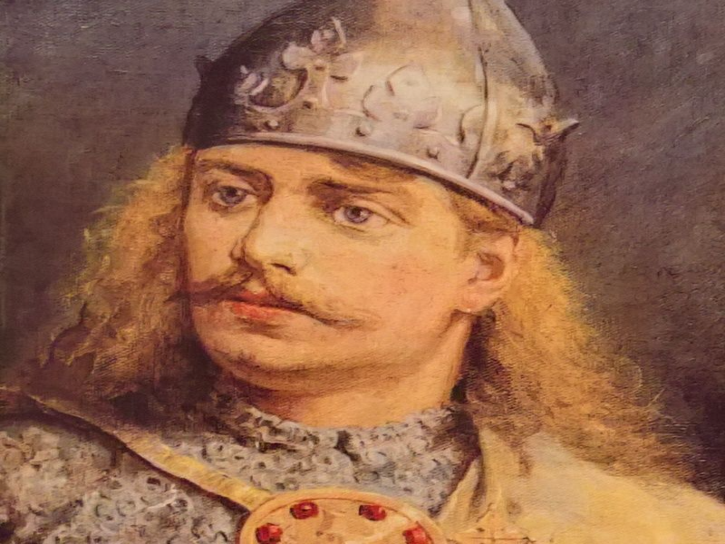Portret Bolesława Krzywoustego namalowany przez Jana Matejkę. puzzle