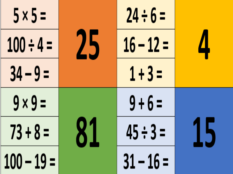 puzzle matematyczne puzzle